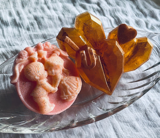 Valentine's Kissing Hearts Soap