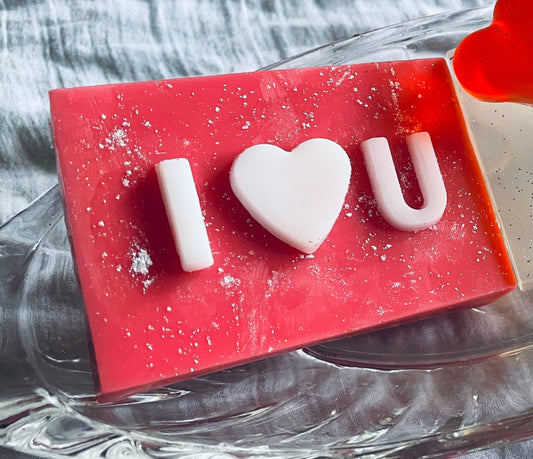 Valentine's "I ♡ U" Soap