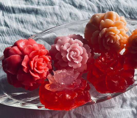 Valentine's Carnation Soaps